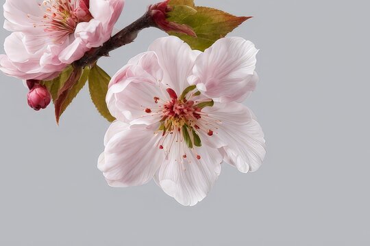a blooming tree in spring, floral seamless