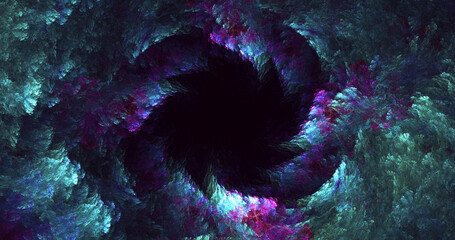 3D manual rendering abstract round hole light background. Its not AI Generatd illustration.