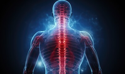 Radiograph of human spine. suitable for your science design