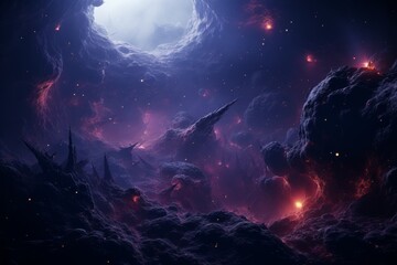 Fototapeta premium Mystical Alien Landscape