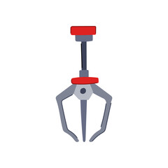 gripper claw machine cartoon vector illustration
