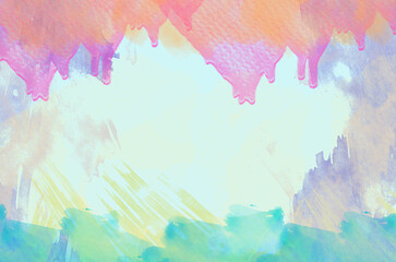 Abstract watercolor pastel background and texture