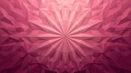 Pink background with pattern of triangles