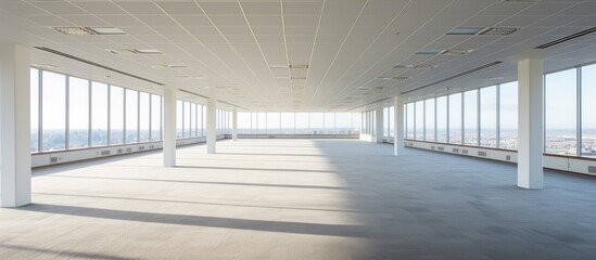Empty open office interior