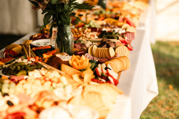 Artisanal charcuterie spread on elegant table
