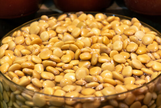 Lupin or lupini beans, also called tremo&ccedil;o