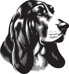 Dog Vector Design, illustration design ai