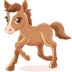 Foal Clipart Clipart isolated on white background