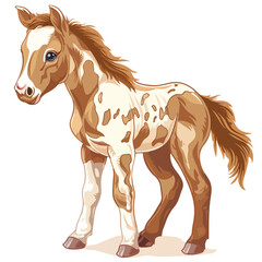 Foal Clipart Clipart isolated on white background