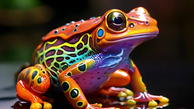 frogs in nature Video 4K