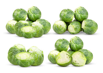 Brussel Sprouts isolated on transparent png