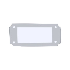 Fototapeta premium wood nameplate cartoon vector illustration