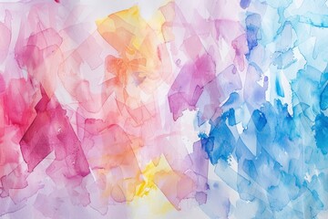 Abstract Watercolor. Essence of Joy