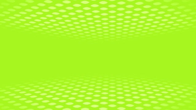Clean and classy 3d box pattern abstract perspective lime green color tech Background