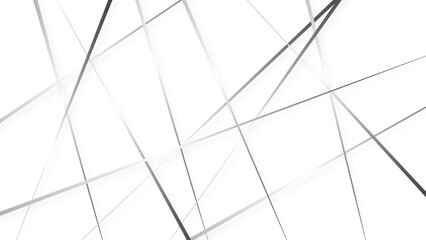 Random chaotic lines abstract geometric pattern texture. Beautiful geometric background with black lines