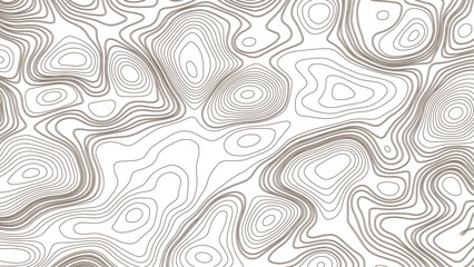 Background of the topographic map. Topographic map lines, contour background. Contour map vector. Geographic World Topography map grid abstract vector illustration.