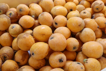 フレッシュな琵琶の実、フルーツ