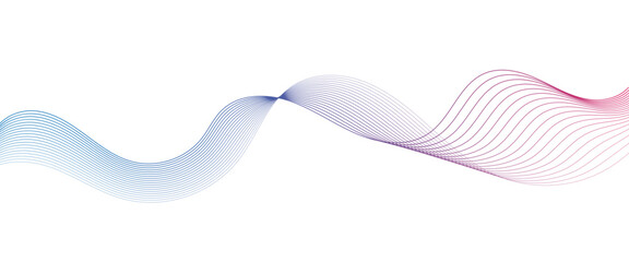 Flowing Dot Wave Pattern Halftone Curve Shape on Transparent Background