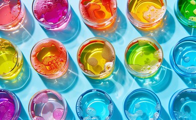 Colorful Bubbles in Glasses A Monthly Celebration of Creativity and Innovation Generative AI
