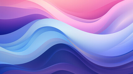 Horizontal colorful abstract wave background