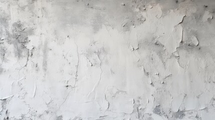Fototapeta premium Soft white painted concrete wall. Generative AI