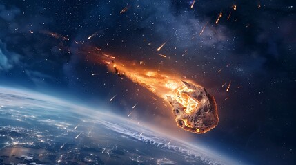 Asteroid Impact A Shocking Event in Our Solar System Generative AI