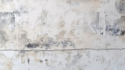 Soft white painted concrete wall. Generative AI