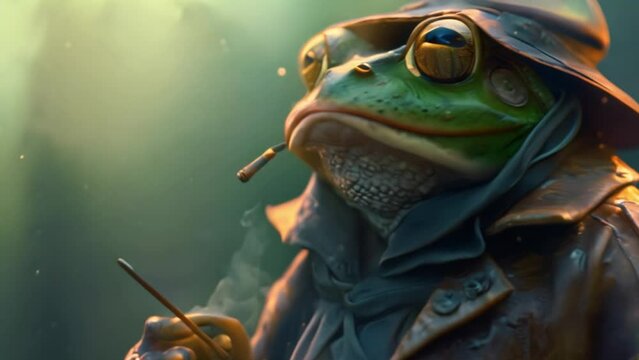 cool frog Video 4K