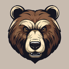 Ferocious Brown Bear
