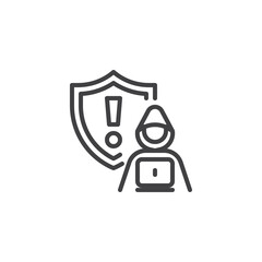 Insurance Fraud line icon