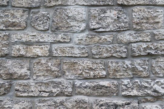 Fototapeta Mur z cegły szarej