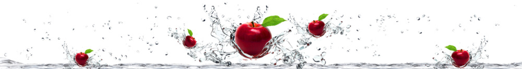 jabłka w wodzie