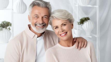 Fototapeta premium Dental Care. mouth senior or adult, Healthy Smile Elderly show beautiful of teeth, confident in orthodontics, advertising, white teeth, online plating, dentures, dental implants,.