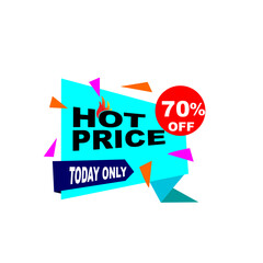 hot price promotion, abstract sale promotion banner template