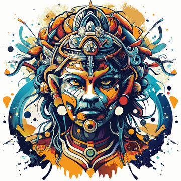the head of the person