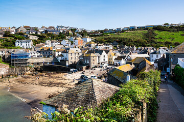 Schönes kleines Fischerdorf Port Isaac