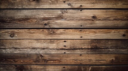 Naklejka premium Wooden floor background. Generative AI