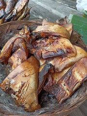 dried fish on the market