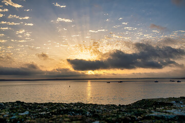 Schöner Sonnenaufgang in St. Ives 