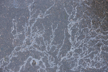 Surface, texture, background, slippery road in a winter day.