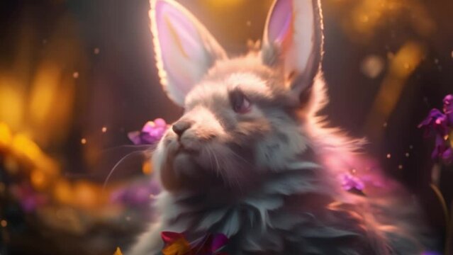 cute bunny Video 4K