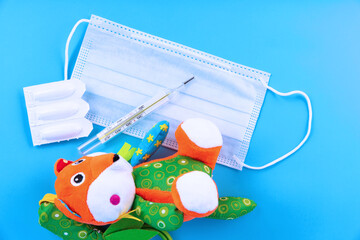 Suppository for anal or vaginal use and thermometer. Suppositories for the treatment of high fever...