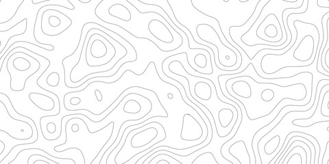 White clean modern soft lines desktop wallpaper.map background terrain texture earth map,vector design topology.topographic contours.strokes on,terrain path.
 - obrazy, fototapety, plakaty