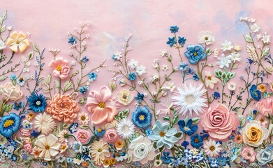 Flower Power A Monthly Celebration of Spring's Vibrant Blossoms Generative AI