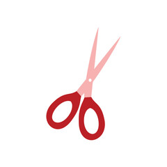 Scissors icon vector isolated on white background for your web and mobile app design, scissors logo. resources graphic element design. Vector illustration with a stationery theme