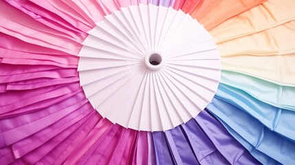 Colors isolated on white background