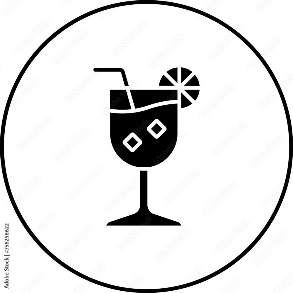 Poster Cocktail Icon