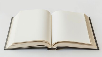 Aufgeschlagenes Buch mit leeren Seiten 