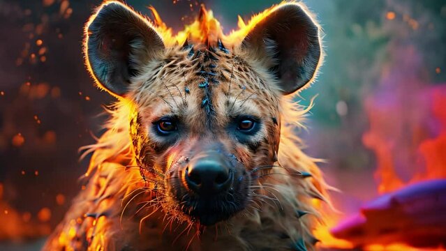 wild hyenas Video 4K