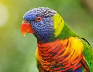 Close up of Rainbow lorikeet parrot - 756261014